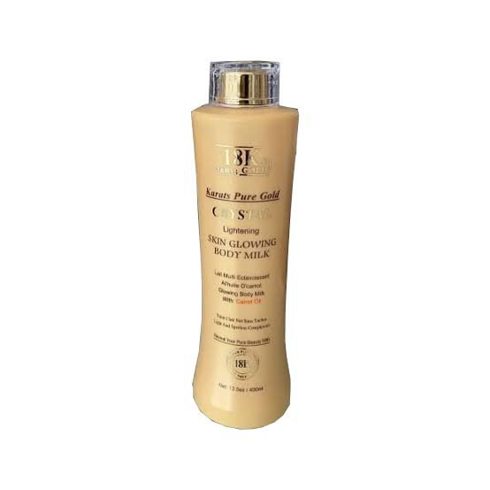 18k Paris Gold - Skin Glowing Body Milk (Gold Crystal Lightening) - 400ml