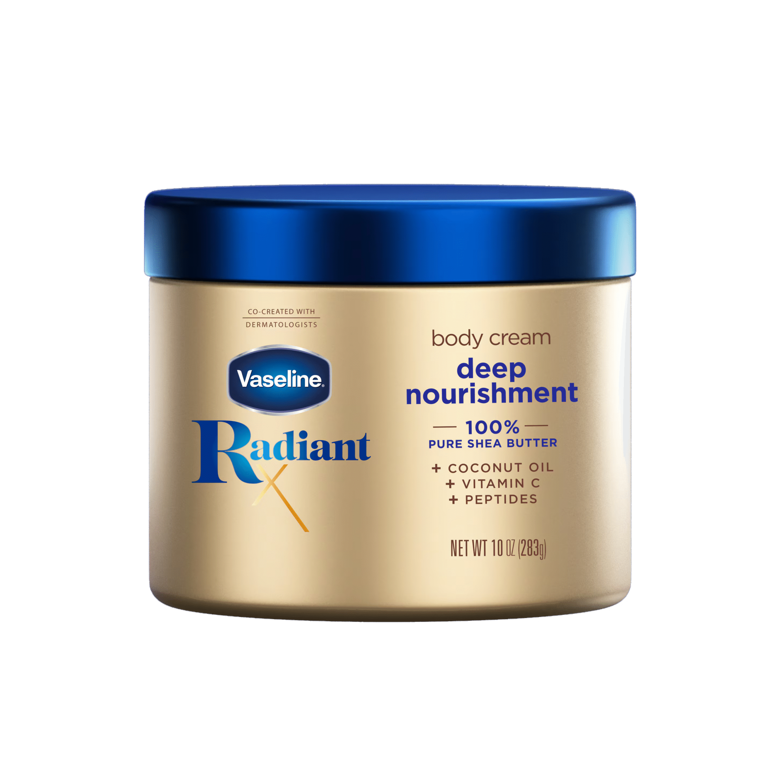 Vaseline - Radiant X, Deep Nourishment Body Cream, 10 oz (283 g)
