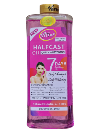 Veetgold - Halfcast Face and Body Whitening Oil (1000ml)
