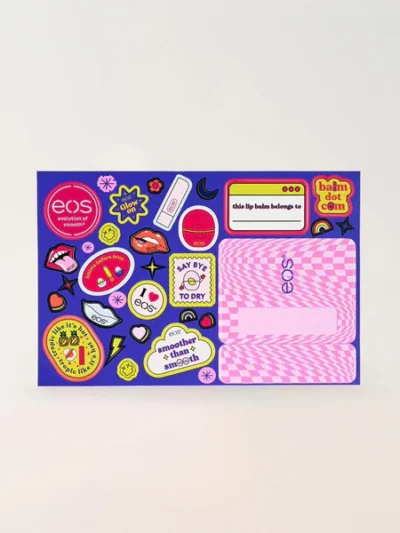 Eos - Lip Balm Sticker sheet