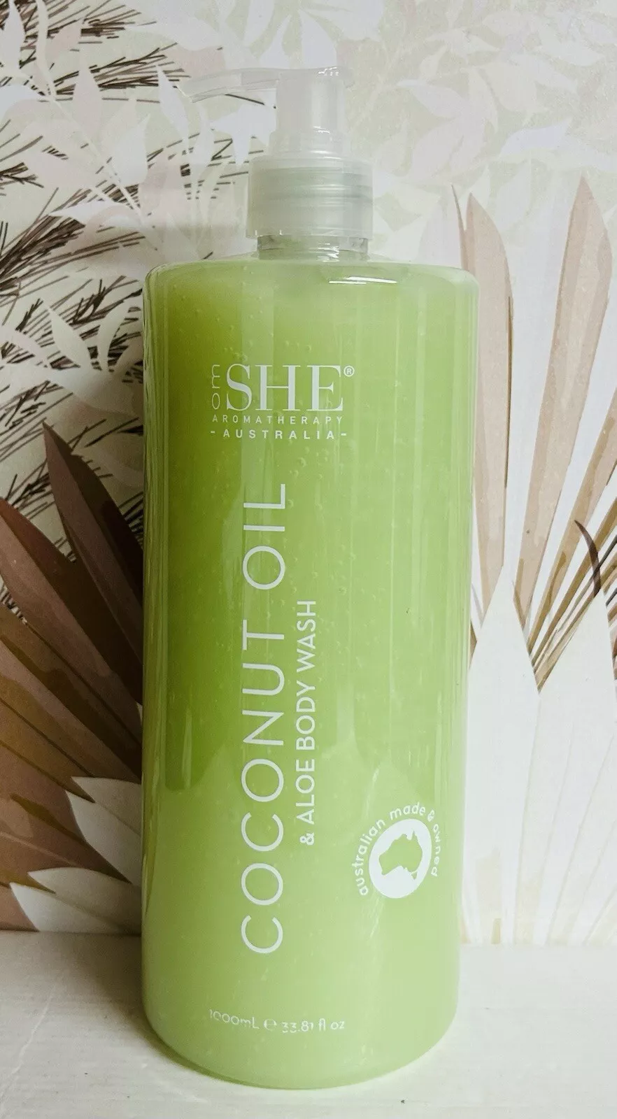 SHE - Coconut Oil & Aloe Body Wash (33.8fl oz/ 1L)